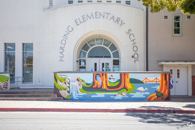 Harding Elementary School in El Cerrito is a small K - 6 school with 450 students