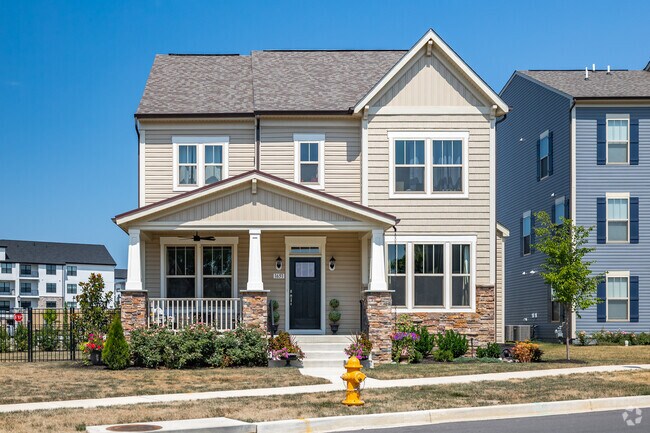 A gorgeous colonial revival home newly constructed on Magundy St in Fredericktowne Village.