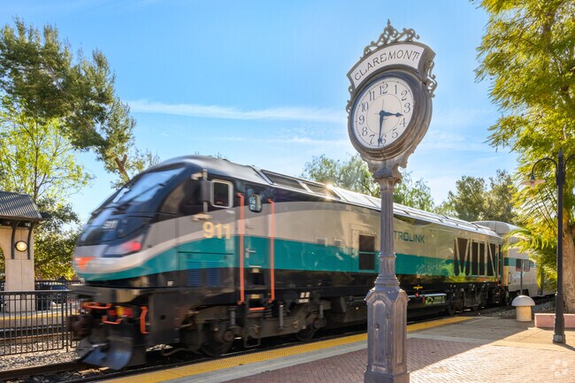 Claremont Depot is a Metrolink train station conveniently located near Oakmont.