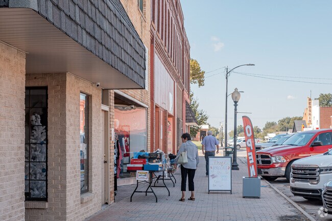 Locals can explore many restaurants and businesses in downtown Anadarko.