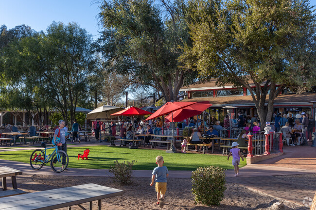 Tanque Verde residents often gather at The Barnyard for food and entertainment.