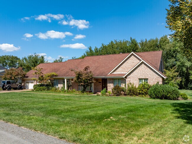 Cecil Township has homes built on larger lots surrounded by lush greenery.