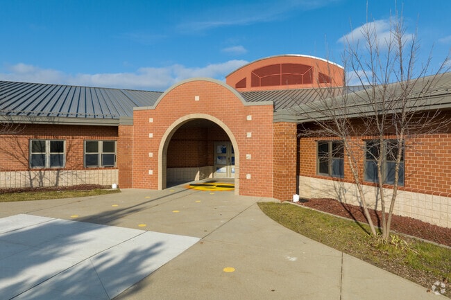 Entrance at Cheyenne Elementary School.