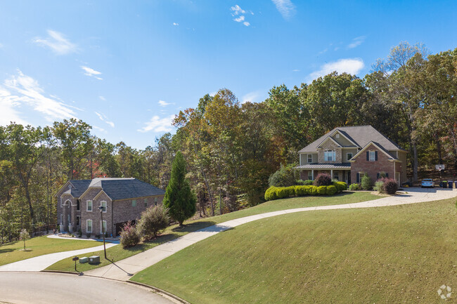 Many Abilene homes grace hilly lots, designed to adapt to the terrain.