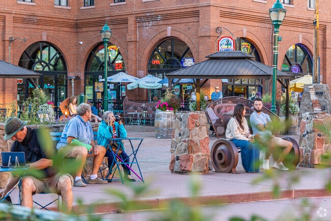 Many street performers entertain locals during the evening hours near South Mountain.
