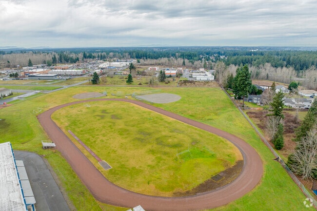 Track and field sports at Frontier Junior High School.