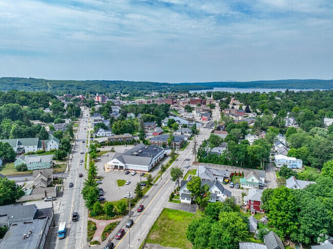 The city of Laconia is a big attraction for all nearby towns in New Hampshire.