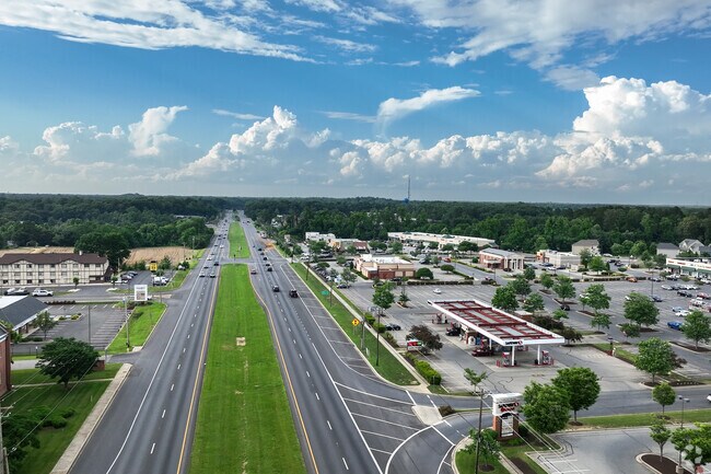 Route 301 in La Plata travels North and South all the way from Delaware and Florida
