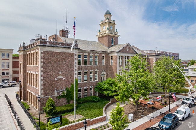 The Glen Ellyn Village Office is a brings a touch of history with its colonial architecture.