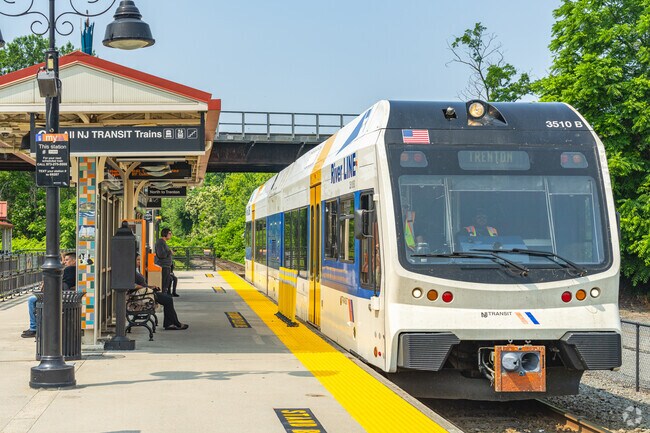 If you need a ride, catch the light rail from Pennsauken Transit Center.