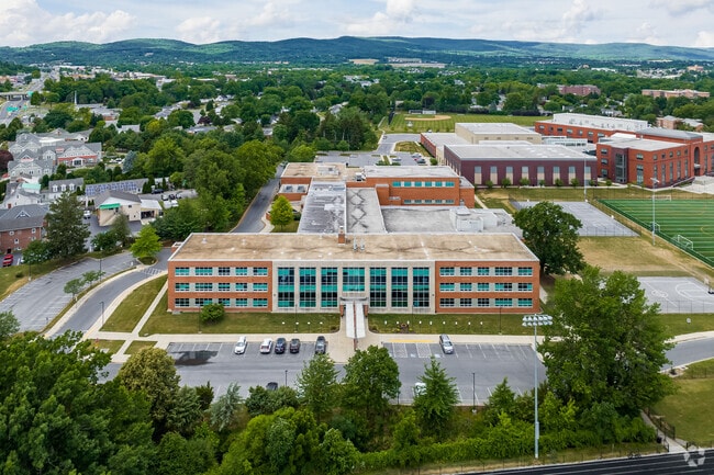 West Frederick Middle School has a large campus.