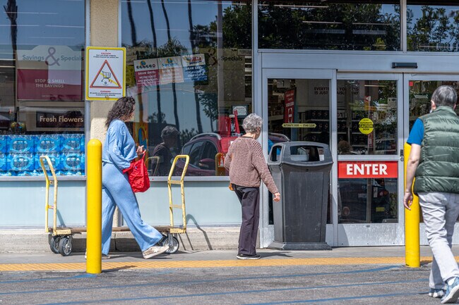 Alhambra Tract residents shop Smart & Final for fresh produce and pantry staples.