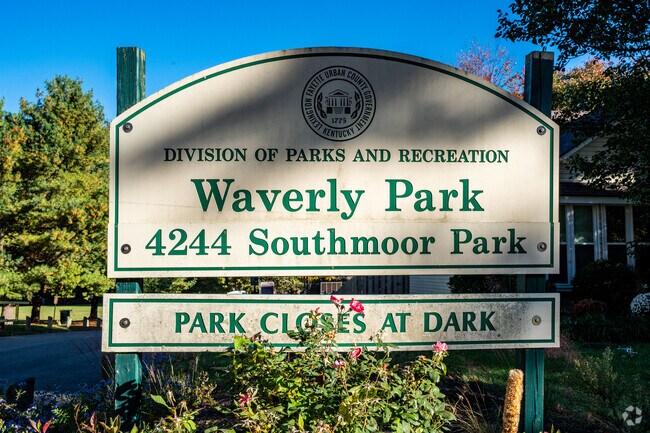 Waverly Park has a 0.7 mile trail for walking or running.