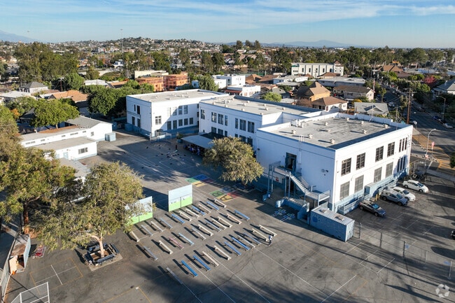 Students enjoy using the outdoor at Bridge Street Elementary School.