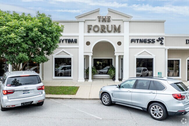 Residents visit The Forum gym to exercise.