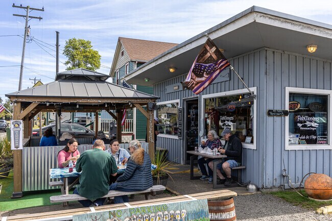 Fishmongers serves up fish and chips to resients and tourists alike.