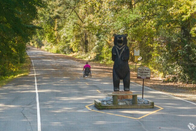 Pleasant Grove East residents can take a quick drive to get to the Dismal Swamp Canal Trail.