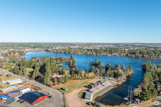 Hayward Lake is the town’s biggest fishing destination, offering calm waters and scenic views.