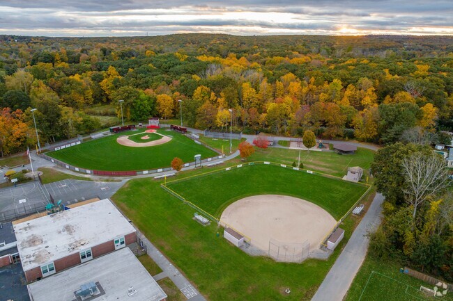 Lonsdale Elementary School has two baseball diamonds for sports activities in Lincoln.