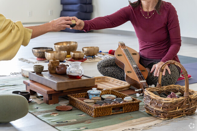 Samoa Boulevard residents enjoy many types of therapy at Om Shala Yoga.