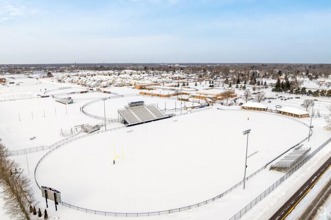 Lansing Catholic High School football field.