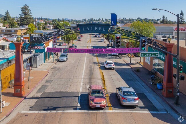 Laurel is home to many diverse shops and restaurants.