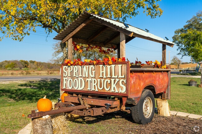 There are many yummy options at Spring Hill Food Trucks in Aubrey TX.