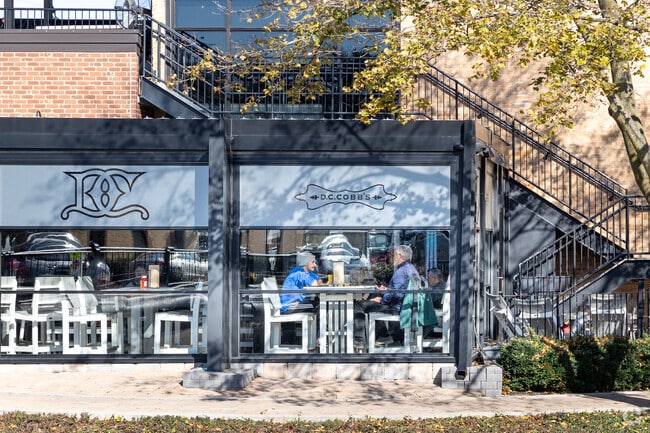 Friends gather for an afternoon meal on the Fox River in Lakeland Park's beloved DcCobbs bistro.