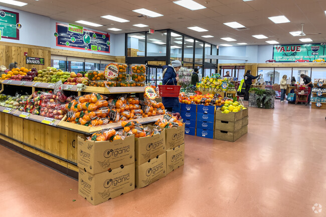 A local Trader Joe's grocery store is available for residents.