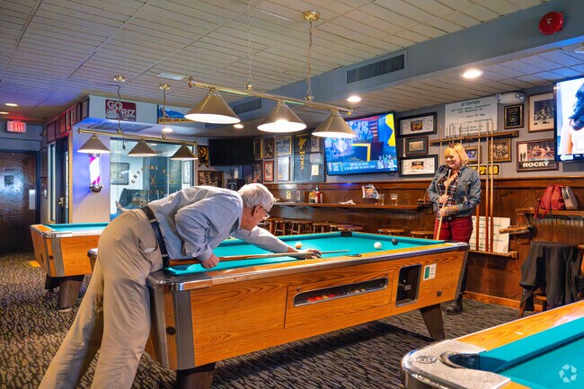 Aurora Highlands residents can head to Sports Pub and enjoy a game of pool.