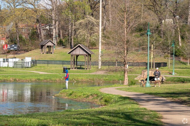 East Avondale park where you can enjoy fishing or a walk in the park.