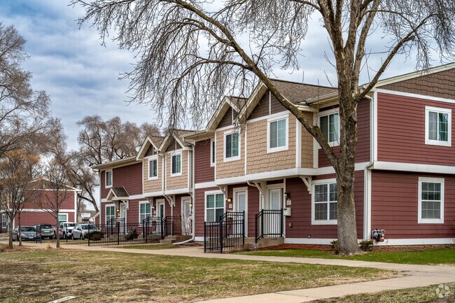 The Ewing Square townhomes offer community living on the northeast corner of Kylawn.