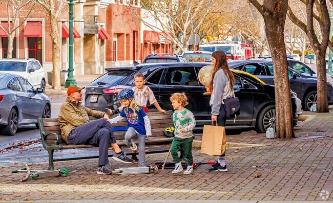 Residents enjoy shopping downtown in The City of Turlock.