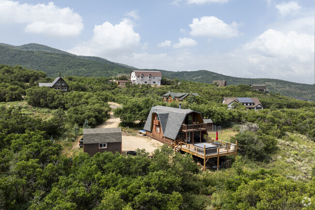 The cabin homes located in Timber Lakes vary in style and size, from A-frames to traditional.