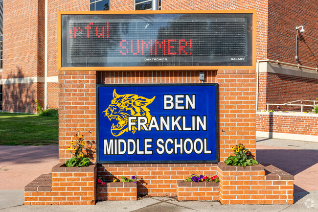 Ben Franklin Middle School is a great school in the community.