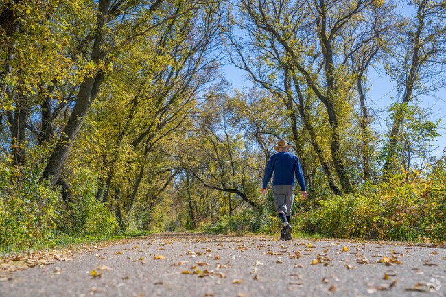 The Douglas State Trail is a 12.5 mile, multiple-use trail developed on an abandoned railroad.