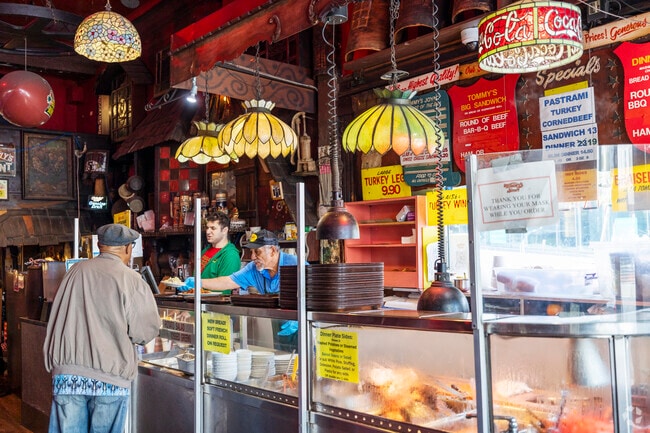 Fresh cut deli meat served over the counter in Lower Nob Hill.
