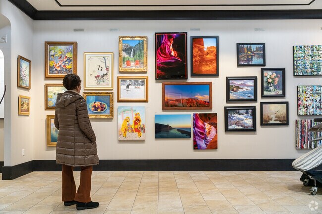 The Blackhawk Gallery displays a finely curated collection from local artists.
