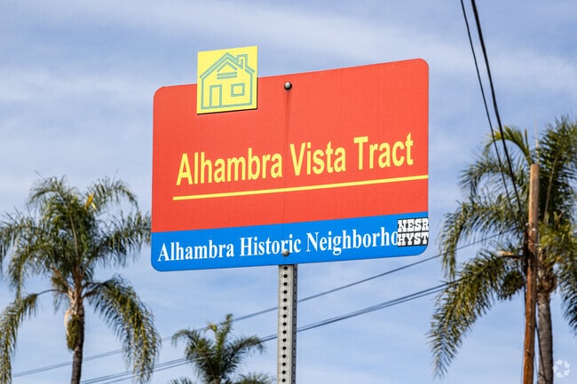 Alhambra Vista is a few residential blocks a mile south of downtown Alhambra.
