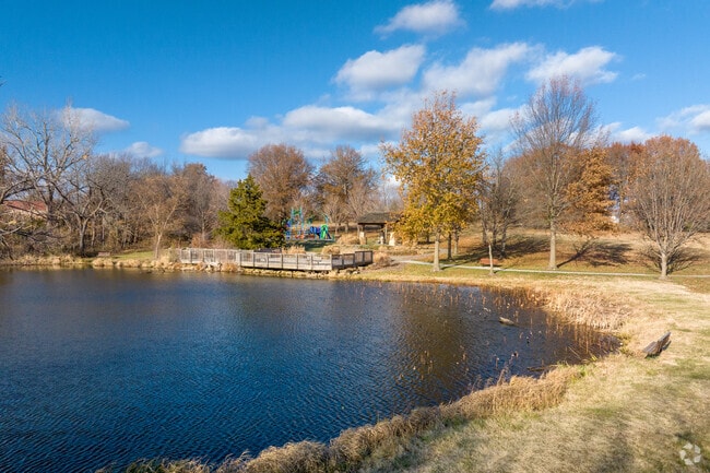 Windham Creek Park pond located in Overland Park.
