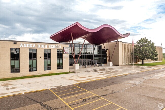 Anoka High School enrolls over 2300 students.