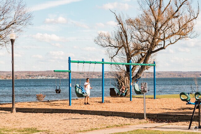 Lakeside Park in Chautauqua features a playground, dog park and sport courts.