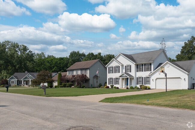 Colonial-style homes are commonly found on the residential streets of Vineland.