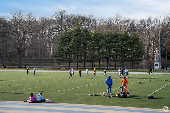 Enjoying a day of sports at Pelham Bay Park in the Schuylerville neighborhood.