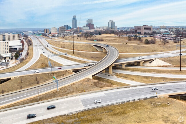 Interstate 480 gives Midtown Omaha residents easy access to the rest of the city.