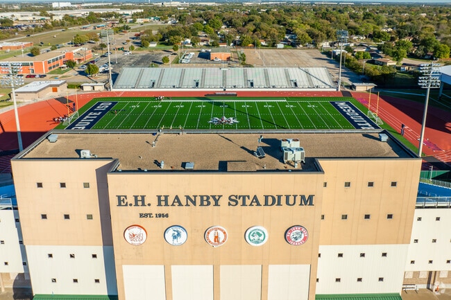 Hanby Stadium in Mesquite is a popular venue for high school football and community events/