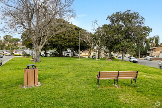 Monteith Park open grassy area.