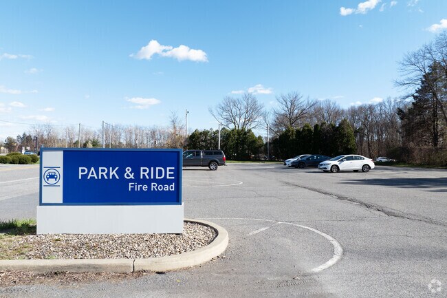 Clifton Park makes it easy to drop your car off and hitch a ride.