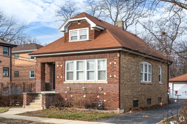 Classic Chicago bungalow homes line many streets in Bunker Hill.