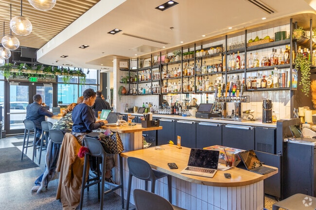 Enjoy a coffee or a cocktail at Brush Park Bodega.